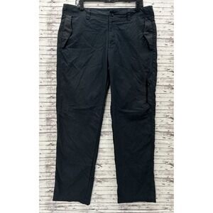VTG Nike Sportswear Chino Pants Zip Pocket Gray Mens XL Straight Fit Drawstring